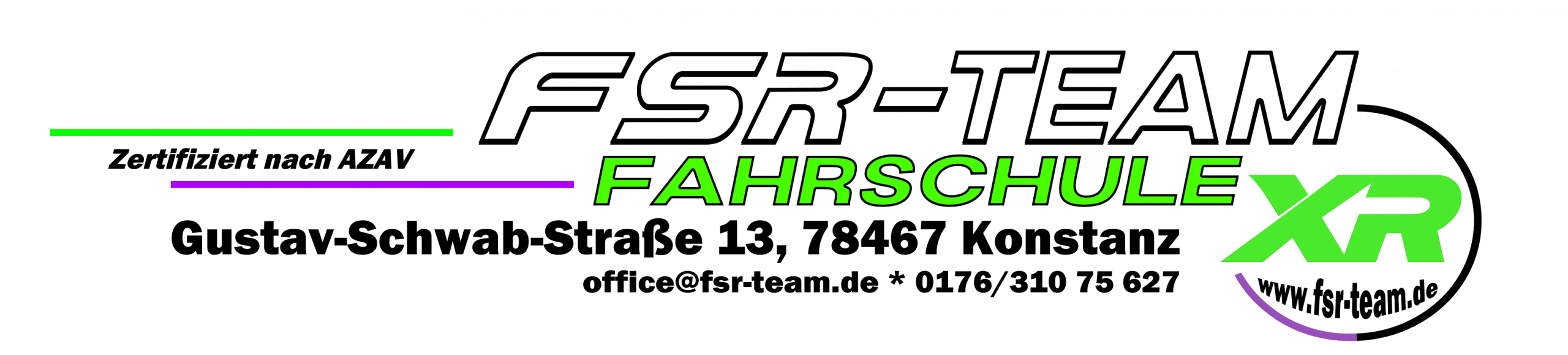 Das Logo der FSR-Team Fahrschule